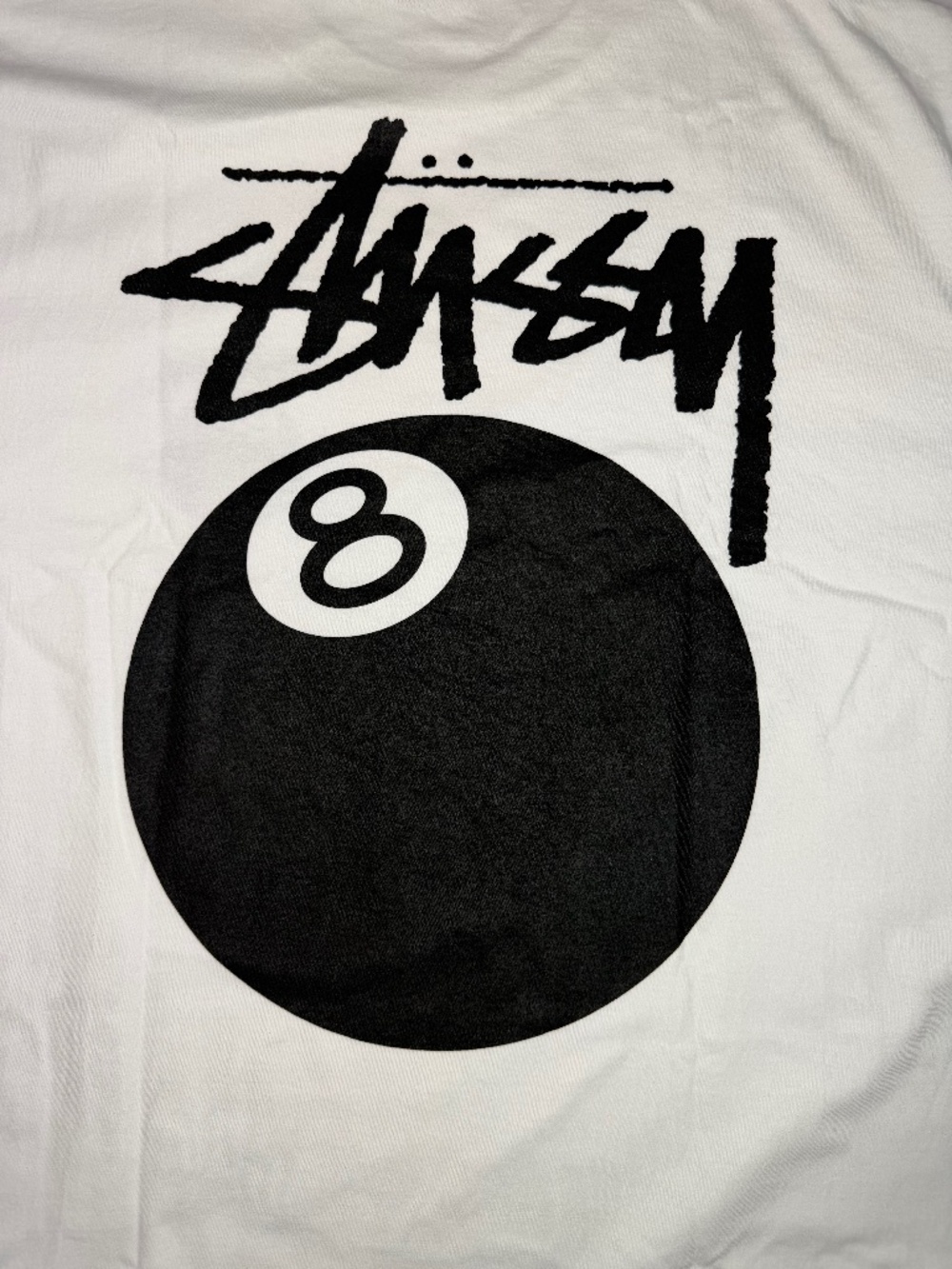 Stussy 8 Ball Tee White X-Large